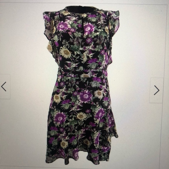 Rachel Roy Floral Print Dress 14 - Picture 2 of 4